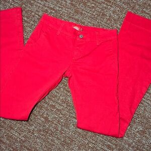 Dickies Red low rise bell bottom pants women’s 1 vibrant flare leg pants
